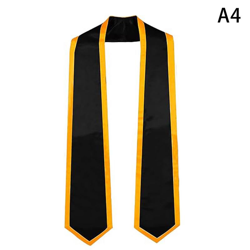 72-Inch Long Bachelor Gown Scarf Colorful Student Graduation Ribbon Graduate Honor Stole Unisex Adult Graduation Honors Stole as the picture