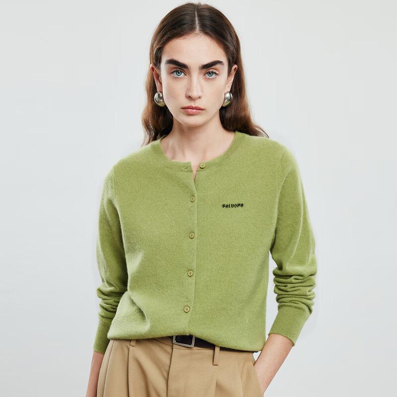 

PALUOPO Женский осенне-зимний кашемировый кардиган с круглым вырезом M 160/100