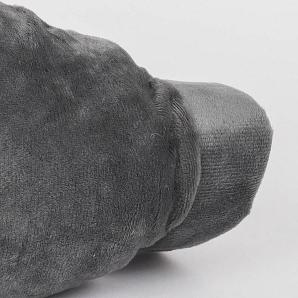 Dingdongpet Haustier Zerrspielzeug 12cm x 24cm x 18cm, Shiba grau, 1 Stück