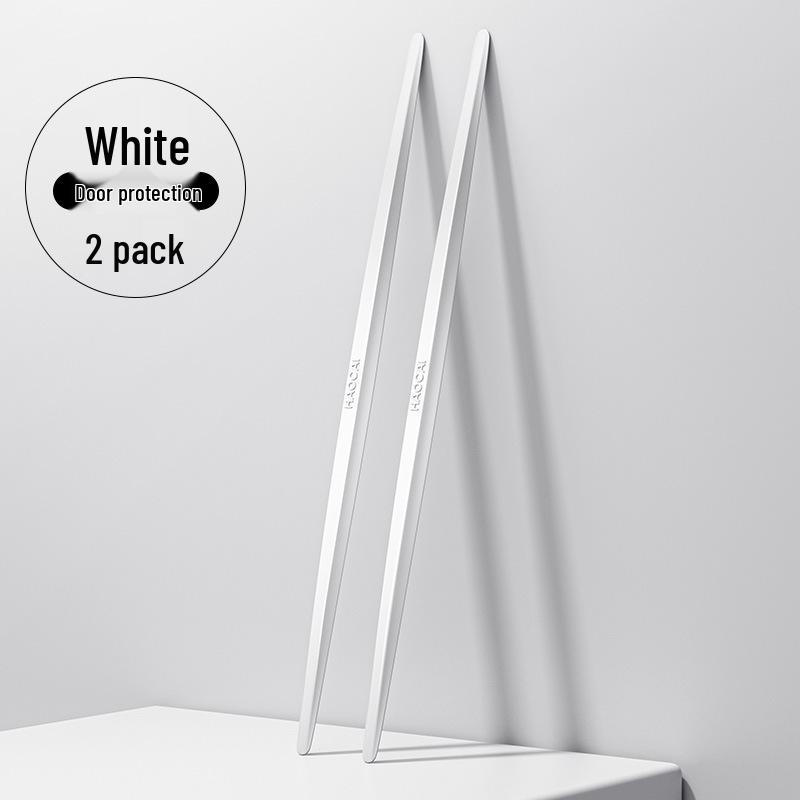 

Enhanced Invisible Car Door Edge and Bumper Protection Strip: Anti-Collision, Anti-Scratch Rubber 2 Pieces белый