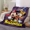 1PC Bestary's Halloween Special: 1pc Seasonal Decorative Blanket, Perfect for All Seasons, Home Decoration, Soft Flannel Throw Blanket, Versatile & Co