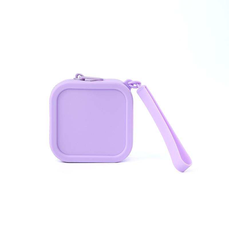 Populární multifunkční silikonové pouzdro na zip na mince, rtěnku, karty, klíče a sluchátka