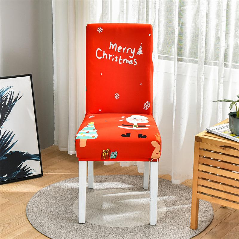 Halloween Themed Chair Cover Soft Comfortable Dust-Proof Snug-Fit Decorative Seat Cover Hotel Event Home Festivity Chair Cover