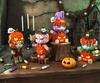Halloween Stitch Building Blocks Kitty Duffy Disney Cos Pumpkin Ghost Micro Bricks Mini Figure Assembled Toy For Home Decoration