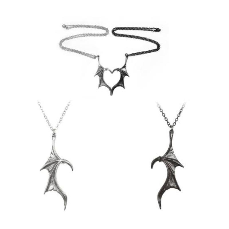 Stylish Couple Necklace Exquisite 3 Colors Valentines Gift