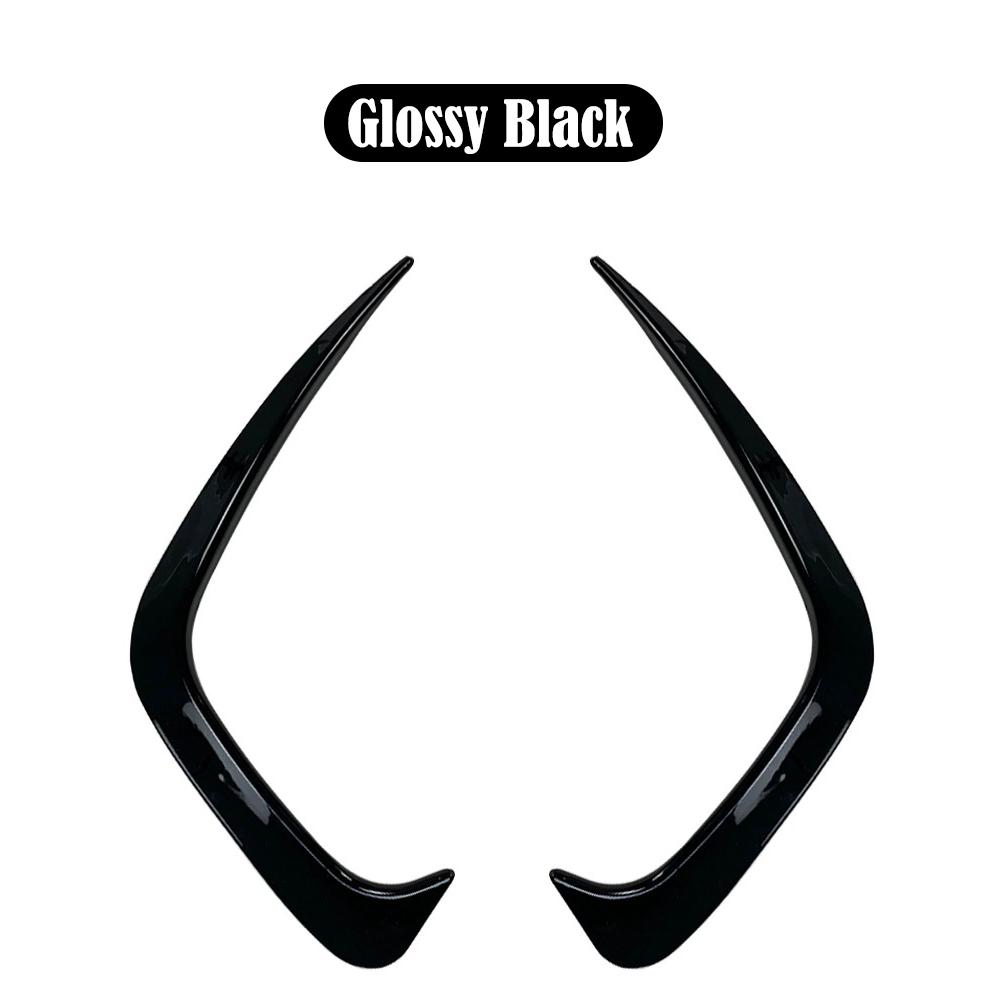 

Car Rear Bumper Air Outlet Cover Trim Splitter Wing Spoiler For BMW 3 Series G20 Sport Edition 318I 320I 330I - Glossy Black