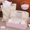 2 In 1 Travel Underwear Separation Storage Bag Suitable for Business Trip Luggage Organizer Portable Underwear Panties Socks