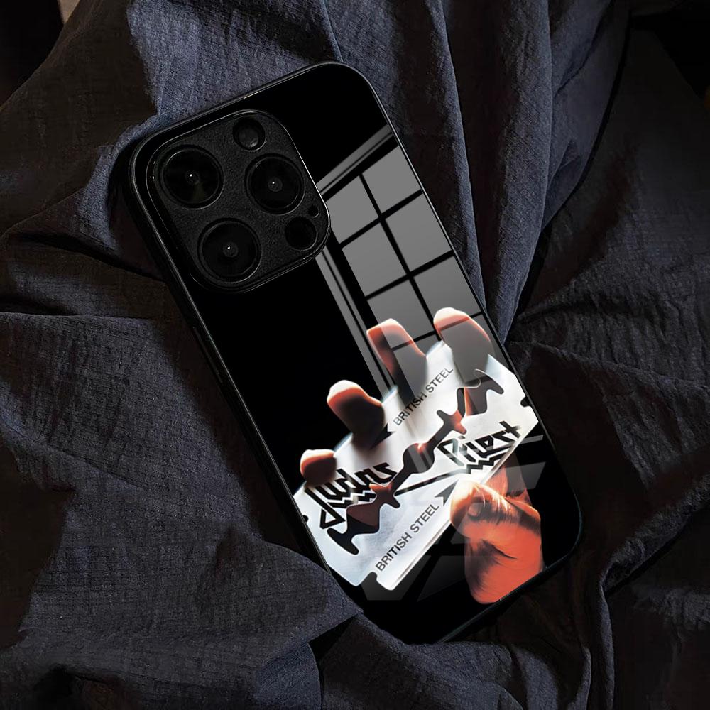 Band J-Judas Priest-Music Phone Case For IPhone 17 Pro Max 15 Pro 16 14 Plus 12 13 Mini 11 Pro Shockproof Glass Cover