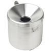 Self-extinguishing Wall Ashtray for Indoor and Outdoor Use, Made of Stainless Steel, Diameter 15 Cm