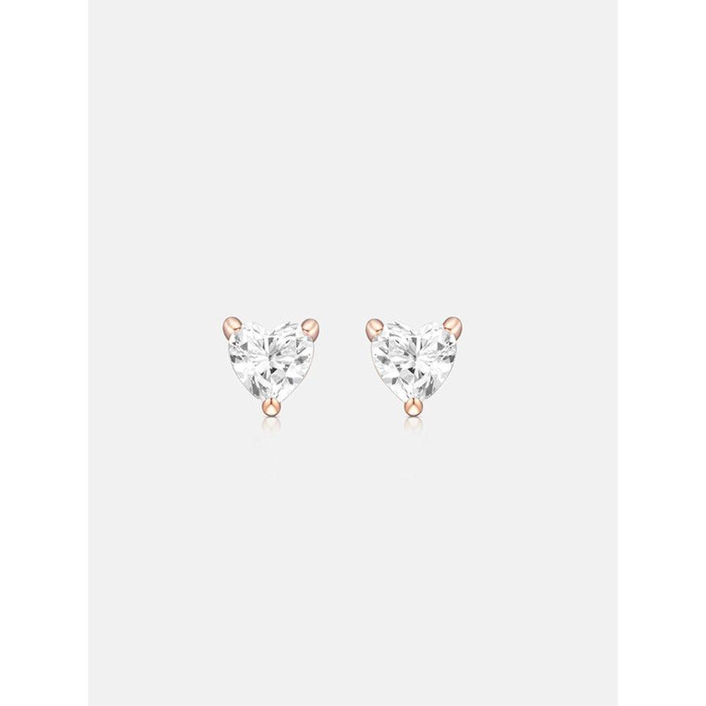 René Perla Sterling Silver Rose Earrings A243Se9002Rpa