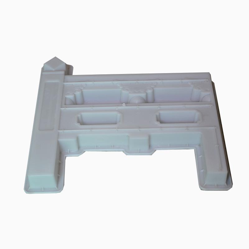 Antique C-Shaped Concrete Flower Tile Mold for Garden Lawn and Fence