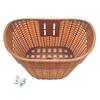 Rainproof Bicycle Wicker Plastic D-shaped Baskets New Scooter Front Storage  Cycling Accessories