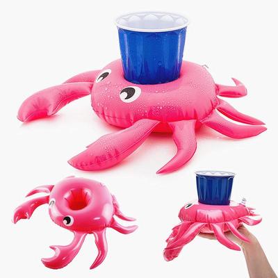 Aufblasbarer Swimmingpool PVC Getränkebecher Schwimmer Premium Krabbenbecher für Schwimmbad