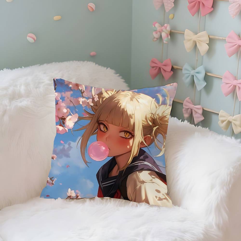 Cute TtogahimikoS Kawai Throw Pillow Covers Pattern Cushion Cover Suitable For Sofa Bedroom Car Pillow Cover