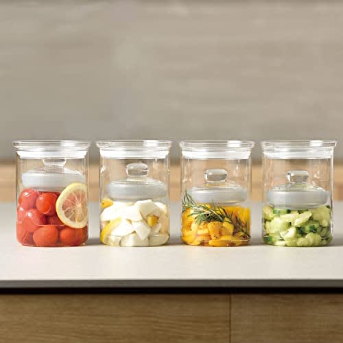 HARIO Pickle Glass Slim Full Water Capacity 800ml Transparent TGS-800-T