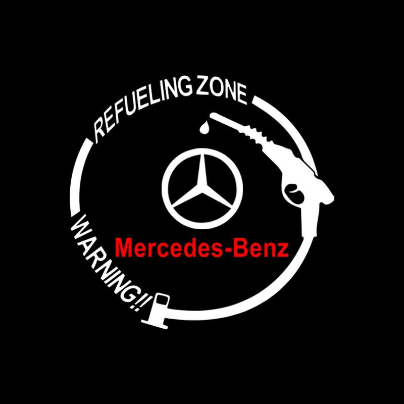 1Pcs Car Fuel Tank Cap Stickers Vinyl Fashion Decoration Decals For Mercedes Benz A180 A200 W205 E63 AMG 2014 2015 W166 W246 W242 W176 W212