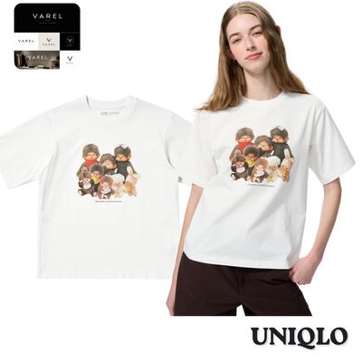 488572 Monchhichi UT Relax Fit T-Shirt OFF WHITE Women Japan Limited Tee