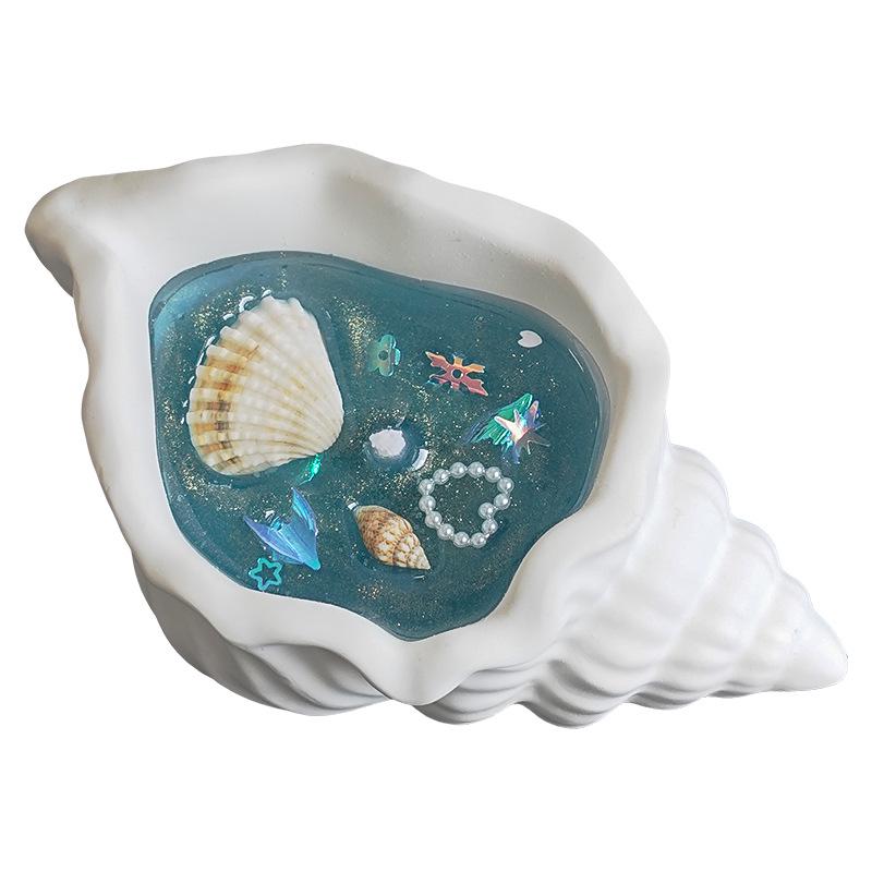 Shell-Shaped Aromatherapy Candle: Handmade Jelly Wax Scented Souvenir Ornament