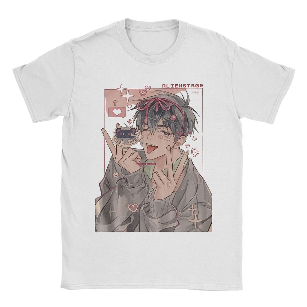 Humorvolle Ivan Alien Bühne Anime T-Shirts Für Unisex Unisex O-Ausschnitt Baumwoll-T-Shirt Kurzarm-Tees Übergröße Oberteile