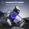 Schutzhülle für PlayStation Portal mit Displayschutz aus gehärtetem Glas Transparente Hart-PC-Hülle für PS Portal Zubehör-Kits