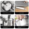 Stainless Steel Non-stick Pan Noodle Pot Thickened Milk Pot Durable Water Spoon  Household
