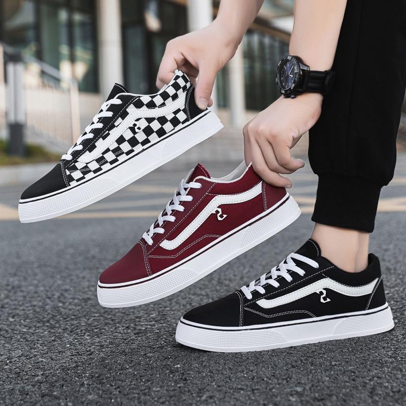 Spring and Autumn Shoes Men's Classic Low-top Canvas Shoes Student Board Shoes Men's Shoes Casual Shoes Trendy Men's Shoes
