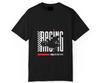 Motocross Silhouette Racing T-Shirt | Dirt Bike Graphic Tee, Checkered Track