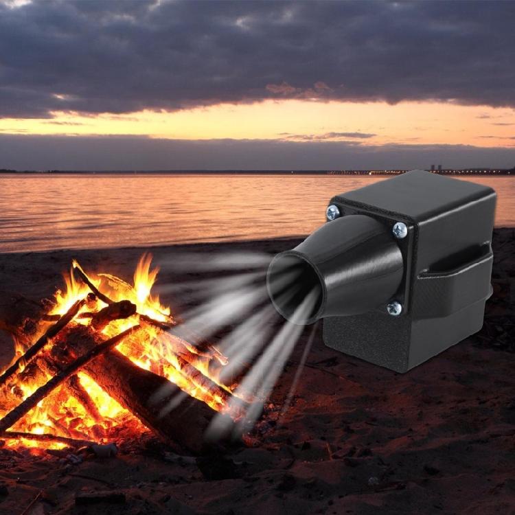 Adjustable BBQ Fan Air Blowers Fan With Double Power Input, for Quick Ignitions and Smokes Clearing Barbecue Tool