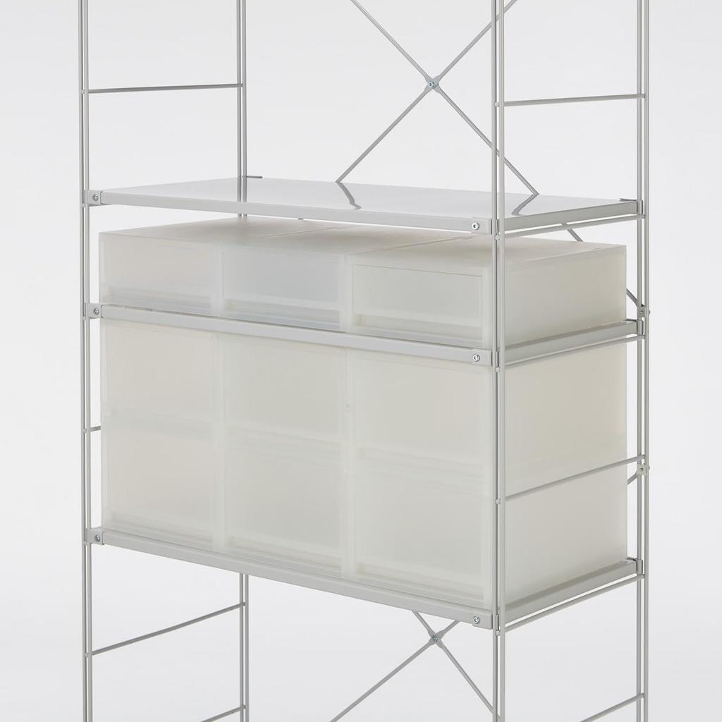 MUJI Polypropylene Small Item Storage 83831790 Case, Large,