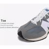 New Balance Nb 327 Comfortable Versatile Low-Top Kids Running Shoes Kids Running Shoes Gray White GS327LAB