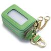 Genuine Leather High-value Double Zipper Key Bag Large Capacity New Waist Hanging Storage Bag Unisex Portable Key Bag
