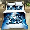 Set Biancheria da Letto Alieno Stampa 3D, Copripiumino Piumone Set Letto Coperta Trapuntata Federa, Taglia King Queen Twin Bambini Ragazze Adulti