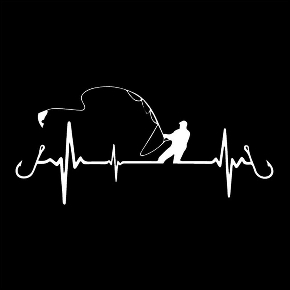 

Украсьте наклейкой на автомобиль Heartbeat Fishing, совместимой со всеми поверхностями
