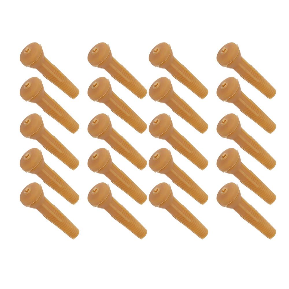 20pcs Rubber Chicken Plucker Finger Yellow Plucker Machine Accessories Poultry Processing