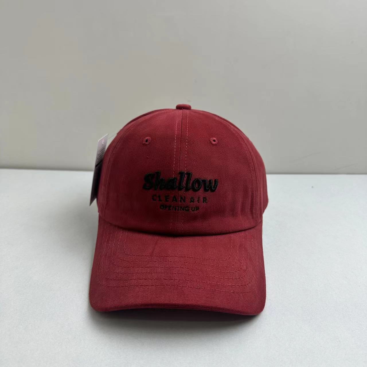 

Бейсболка детская новая вышитая буква мягкий верх большой карниз для спорта на открытом воздухе весна и лето солнцезащитный козырек кепка женская M（56-58cm）