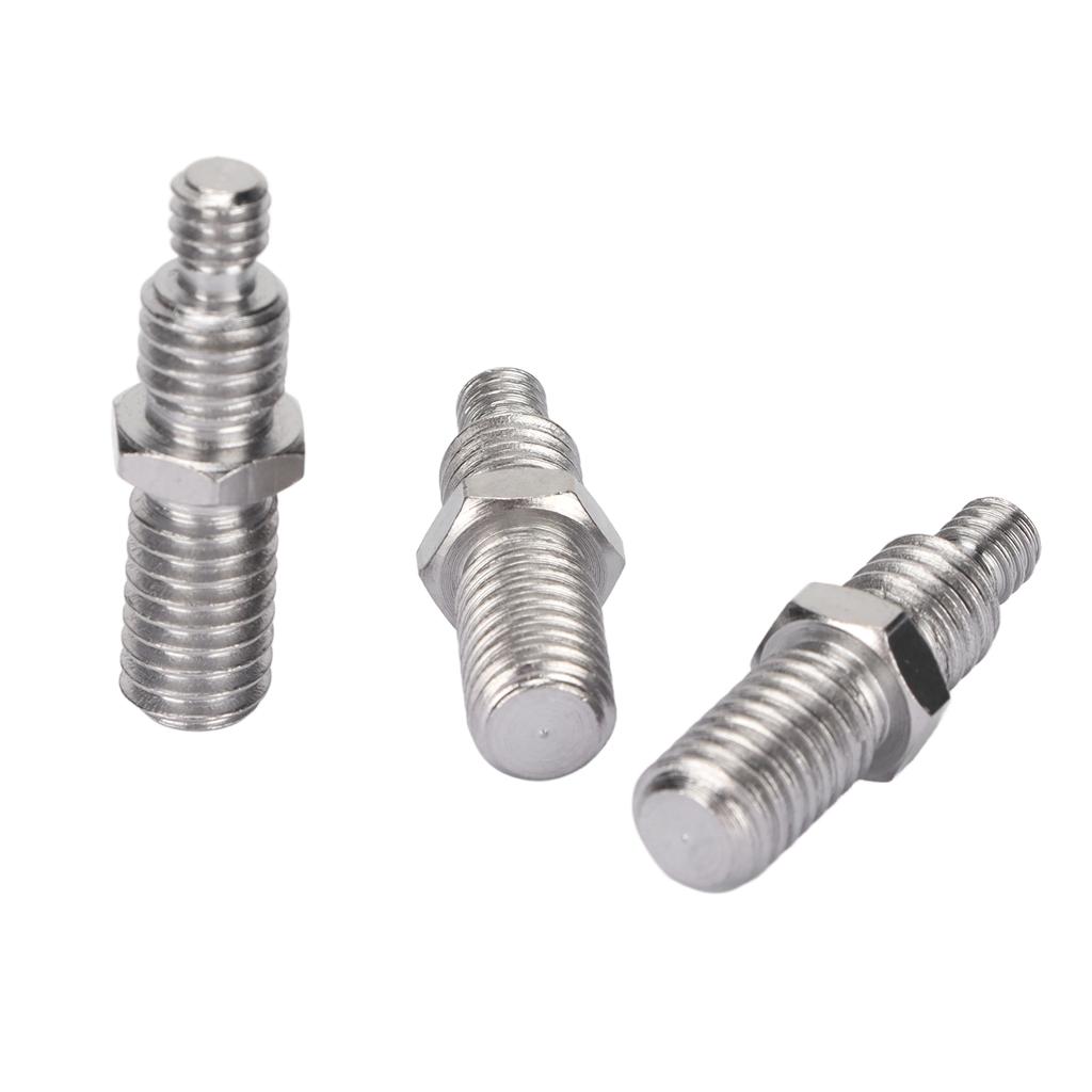 3 ks 3/8 na 1/4 konverzní šroub pro stativ Nerezový Vynikající Snadno sestavitelný Adaptér šroubu pro stativ kamery