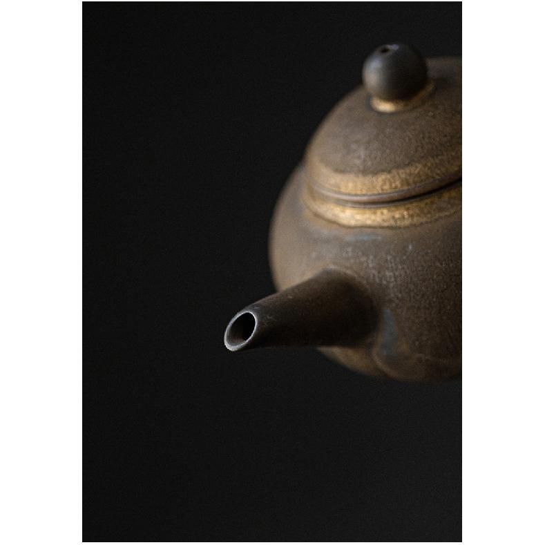 135ml Japanese Style Ceramic Teapot Vintage Gilt Gongfu Tea Set