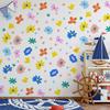 Cartoon Flower Wall Stickers Self Adhesive Kids Room Kindergarten Wall Decor Decals