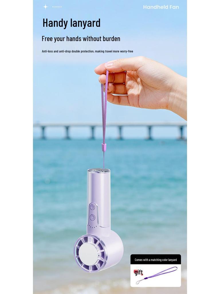 Portable Mini USB Handheld Strong Wind Transparent Fan