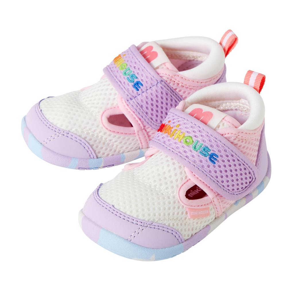 MIKI HOUSE Double Russell First Baby Sizes and Baby Shoes for Boys and Lavender Shoes, 12-9304-146, 12, 12.5, 13, 13.5 Cm, Girls,