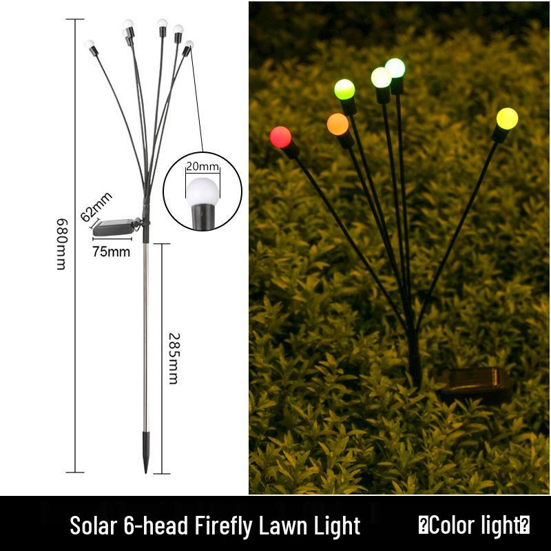 Waterproof Solar Firefly Courtyard Lights for Garden and Villa Decor