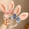 Easter Headband Cartoon-Inspired Party Props Hairband Lolita Cosplay Headwear Playful Rabbit Ear Headband For Themed Parties