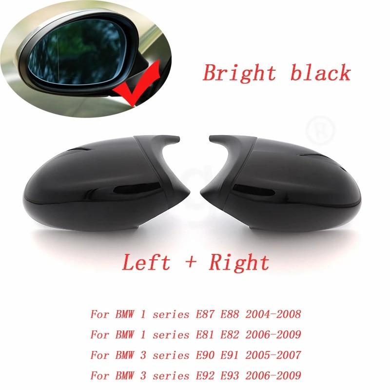 Side Rearview Mirror Cap Wing Mirror Cover Fit For BMW E90 E91 2005-2011 E92 E93 2006-2013 E81 E82 E88 E87 E88 Car Accessories