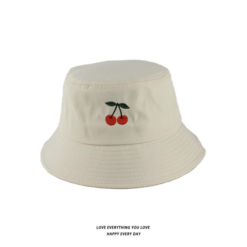 Bucket Hats Men And Women Skull Embroidered Fisherman Hat, Single-Sided Black Street Fashion Foldable Sunhat
