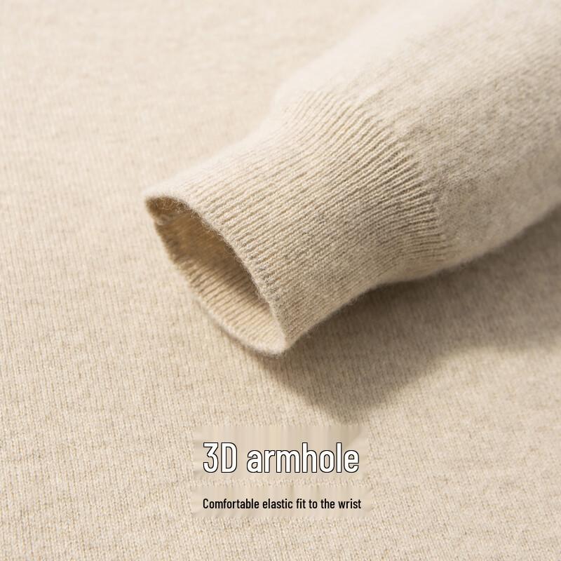 Hodo 100% Cashmere Mock Neck Men's Sweater