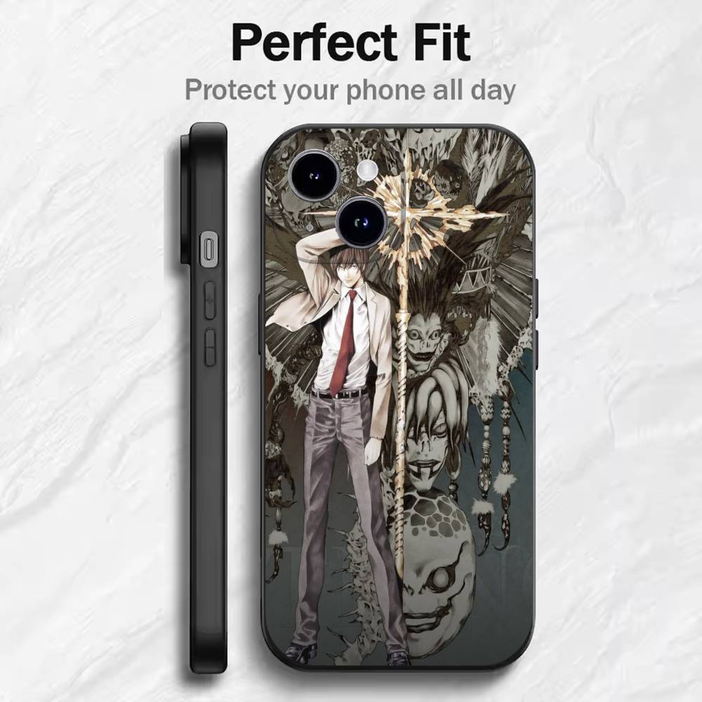 Anime Cute Misa Amane Plating  Phone Case For 17 16 15 14 13 12 11 Mini XS XR X 6S 6 Pro Max Plus Black Soft Cover