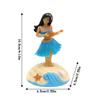 Car Solar Moving Head Ornament New Fashion Solar Powered Dancing Doll Girl Swinging Animated Bobble Dancer Toy Car Decoration