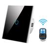Comutator cu Senzor Tactil Standard UE Panou din Sticlă Cristal Călit Putere 1/2/3 Module 1 Mod 220V Comutatoare pentru Lampă de Perete Pornit
