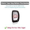 3 Buttons Soft TPU Smart Key Fob for Hyundai Santa Fe Tucson Elantra Creta Sonata I30 Ix35 Ix45 I10 I40 Rena Protective Keychain