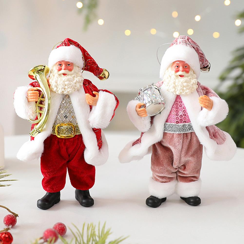 Santa Claus Christmas Tree Pendant Christmas Santa Statue Holiday Ornament Christmas Atmosphere Hang Figurine Navidad Natal Gift
